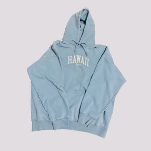 brandy hawaii embroidered hoodie
